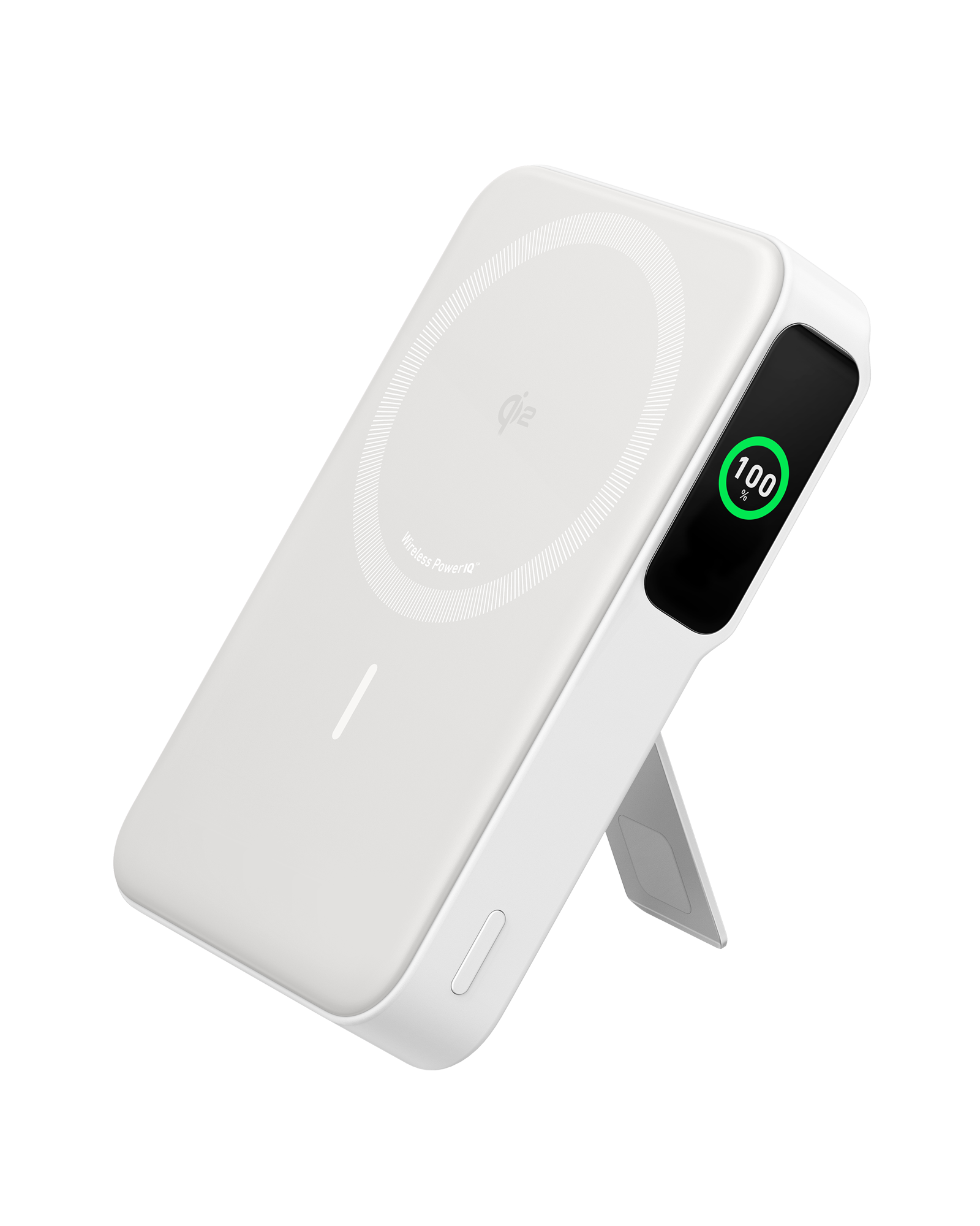 Anker MagGo Power Bank (10K, mAh, Stand) - White Anker MagGo Power Bank (10K, mAh, Stand) - White